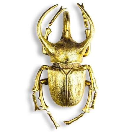 Gold Beetle Figurine